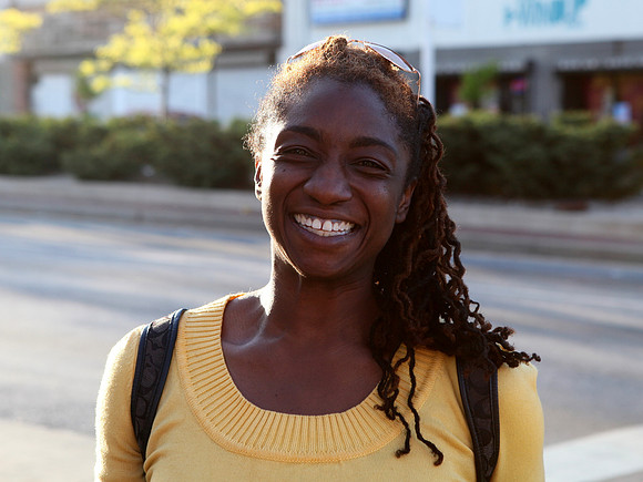 woman in Baltimore