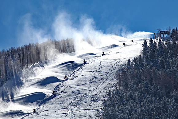 Snow Guns in Aspen Colorado