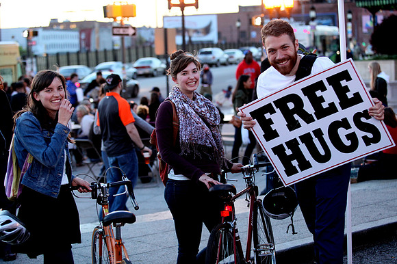FREE HUGS in Baltimore