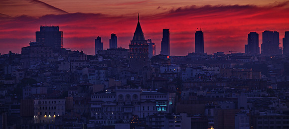 Istanbul Galata Tower in the Morning
