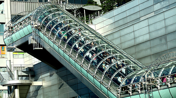 Rolltreppe in Tokio