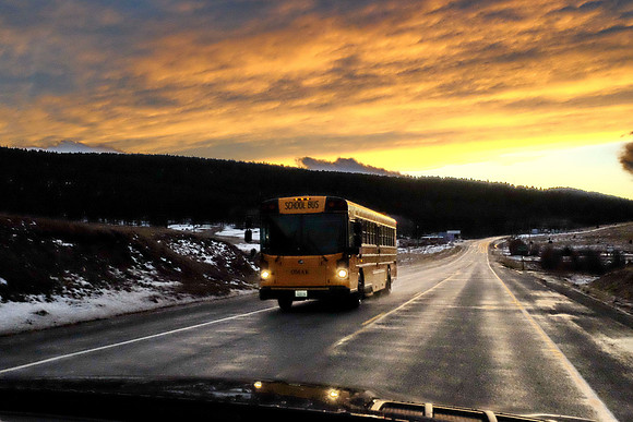 Schulbus Montana USA